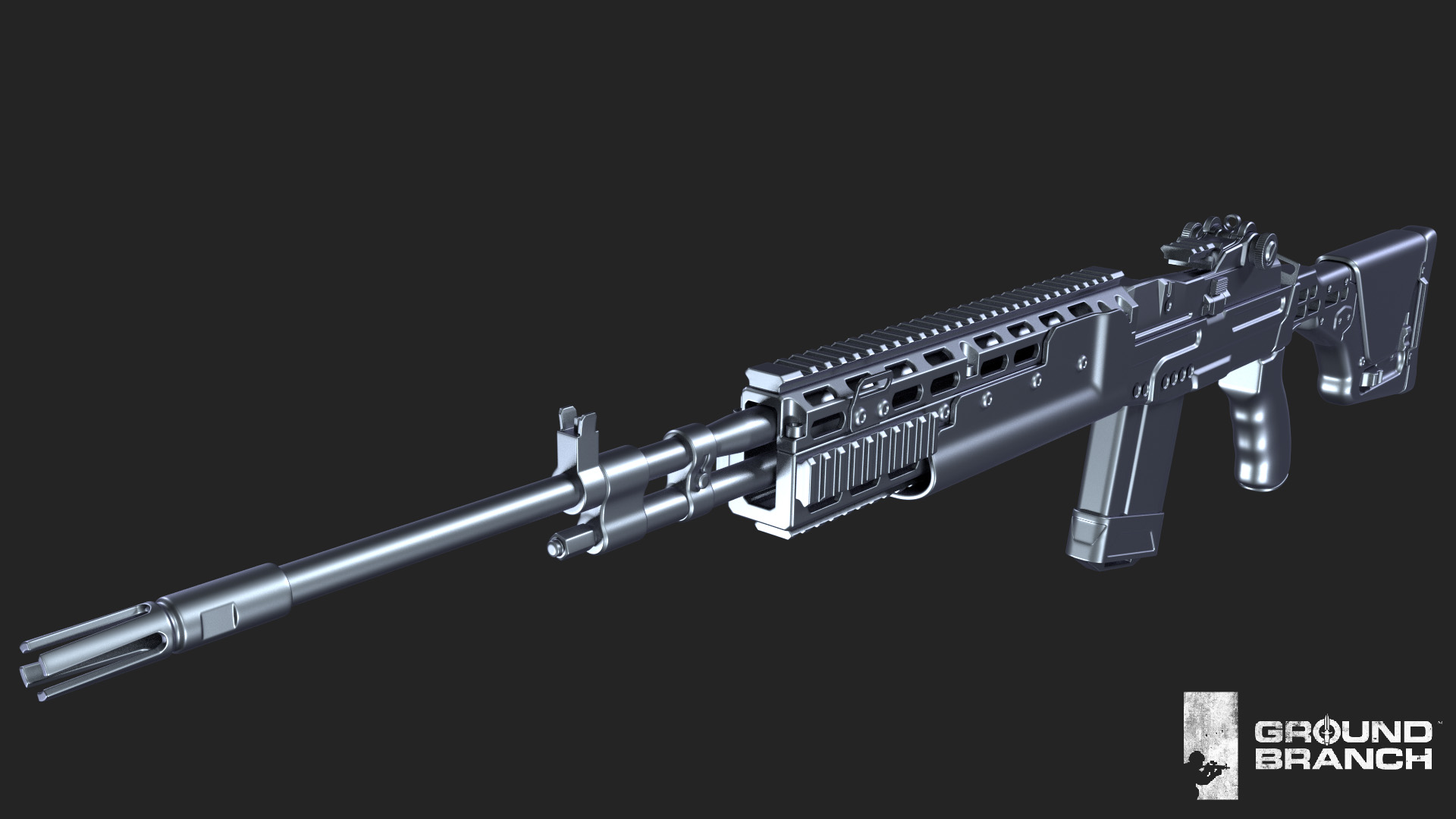 The sniper rifle that will be in the Early Access is the M14 EBR and here i...